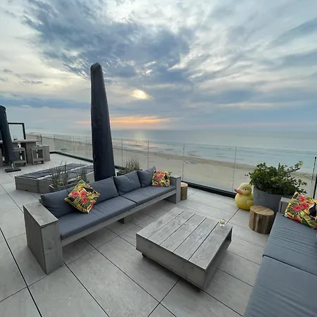 Cadiz Penthouse - Uniek 5 Sterren Met Grote Terrassen En Fantastisch Zeezicht Daire Koksijde